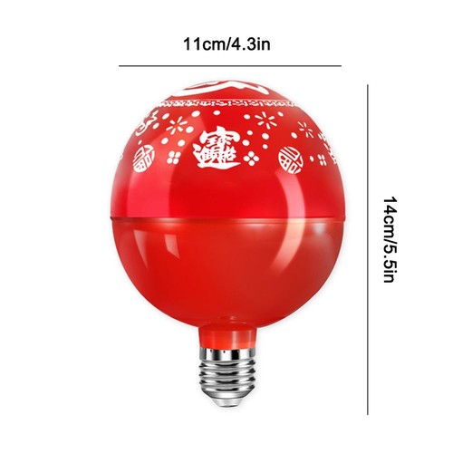 LED RGB E27 Lamp Bulb Festive Lamp Projector Auto Rotating Stage Light New L5 - Picture 12 of 12