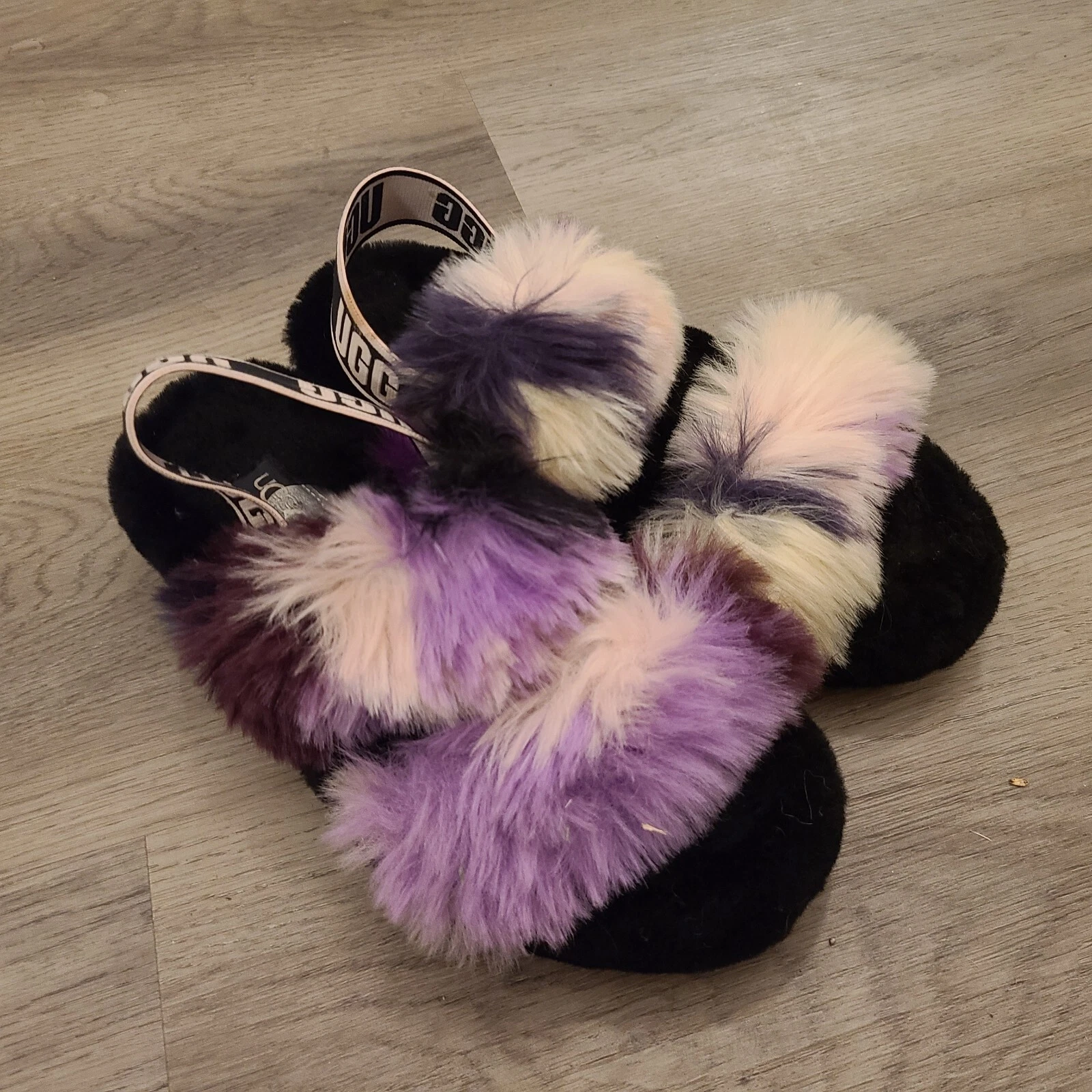 UGG DONNA OH YEAH SLIDES CRAVATTA TINTA UNITA MAGNOLIA S N 1119821. Taglia 7