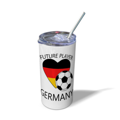 Travel Mug Tumbler Future Soccer Player Germany Future Thermal Coffee Cup
