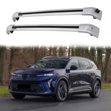2Pcs Lockable Crossbar Fits for Renault Scenic E-Tech 2024 2025 Roof Rail Rack