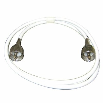 Shakespeare Antennas 1 Meter Coaxial Cable w/Connectors White 4079