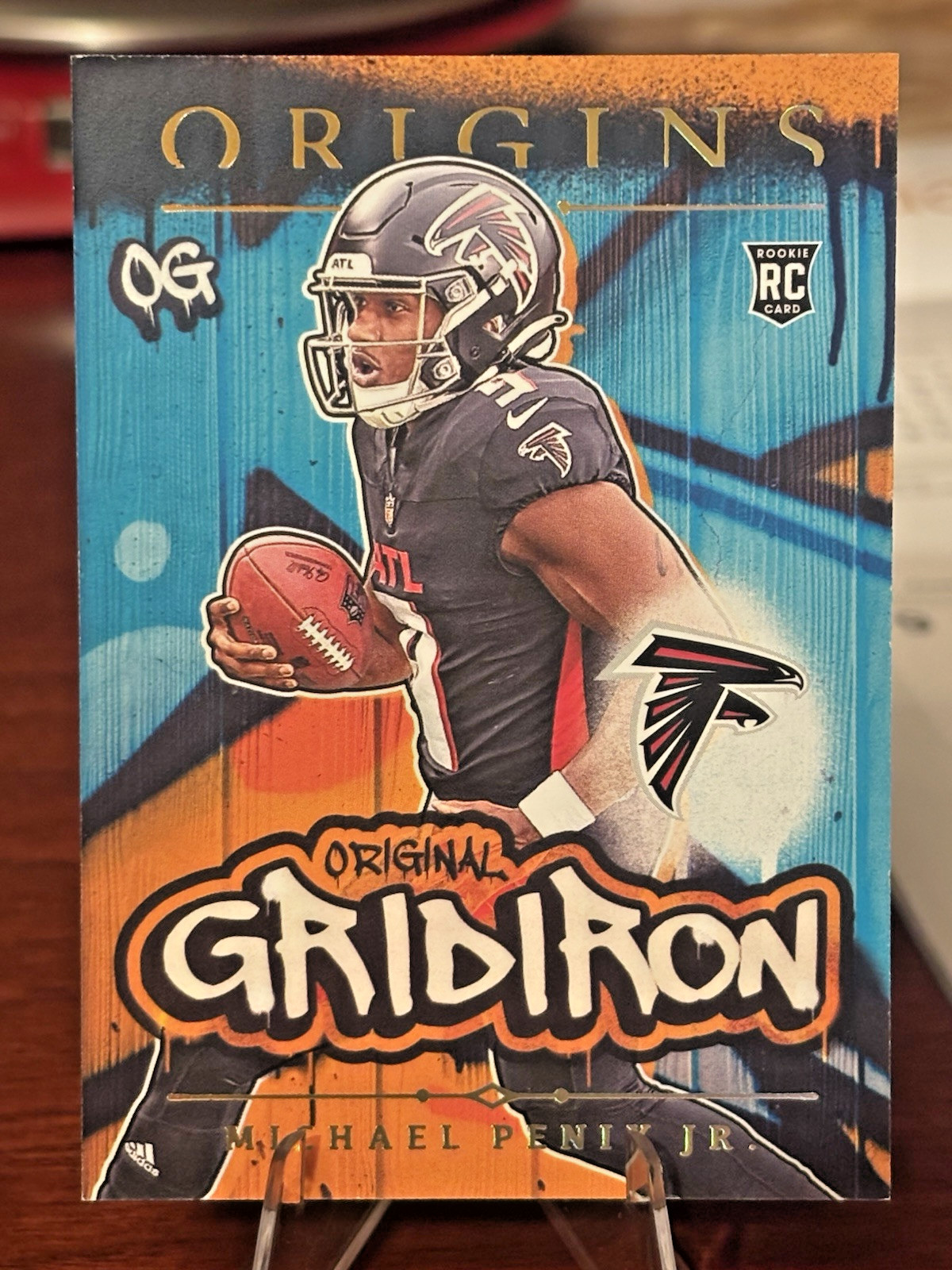2024 Panini Origins Original Gridiron Michael Penix Jr. RC #8 Atlanta Falcons
