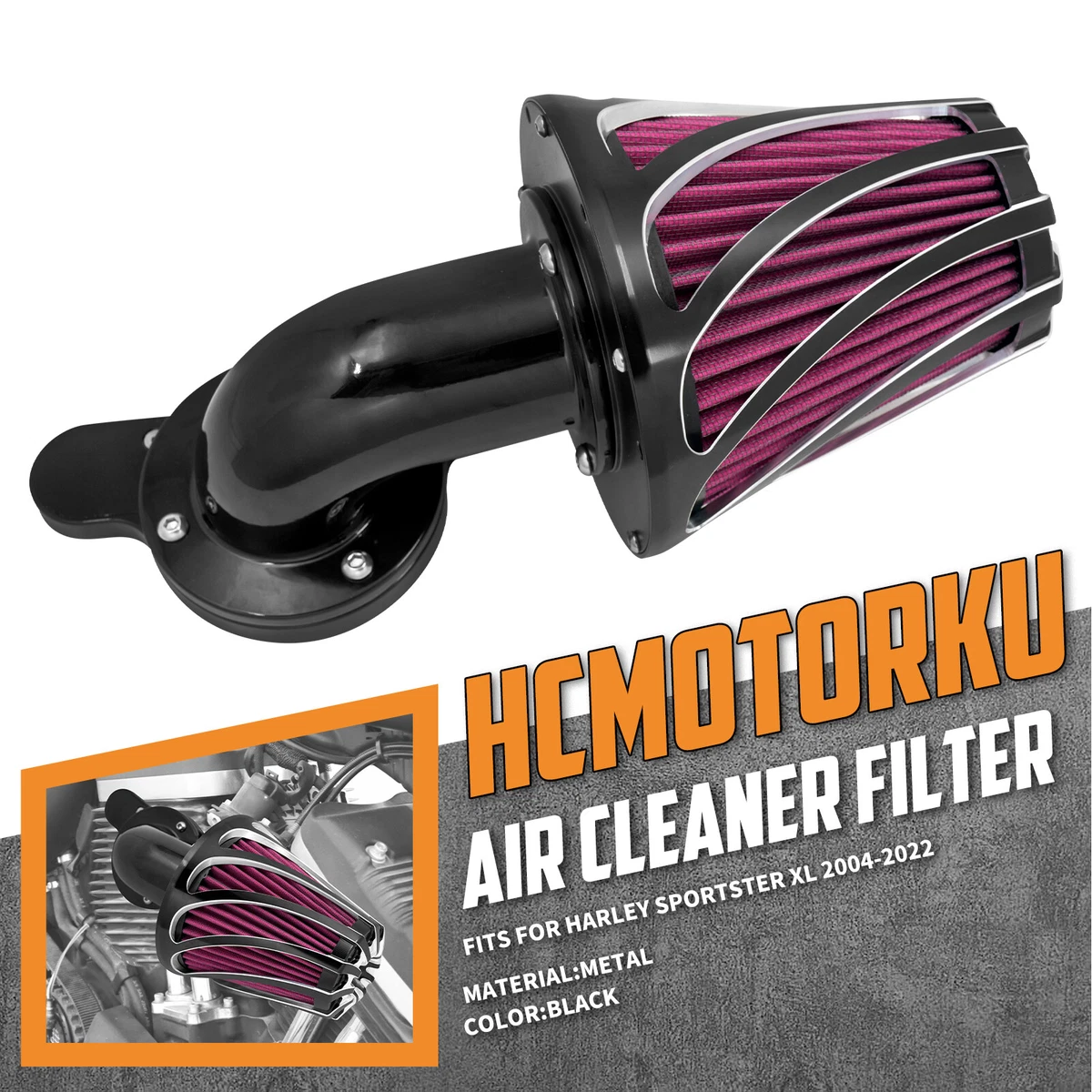 Sportster Luchtfilter - Air Cleaner - 883 - Chroom - Harley