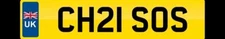 CHRIS CHERISHED NUMBER PLATE PRIVATE REGISTRATION CH21 SOS CHRISTOPHER OS CHRISS