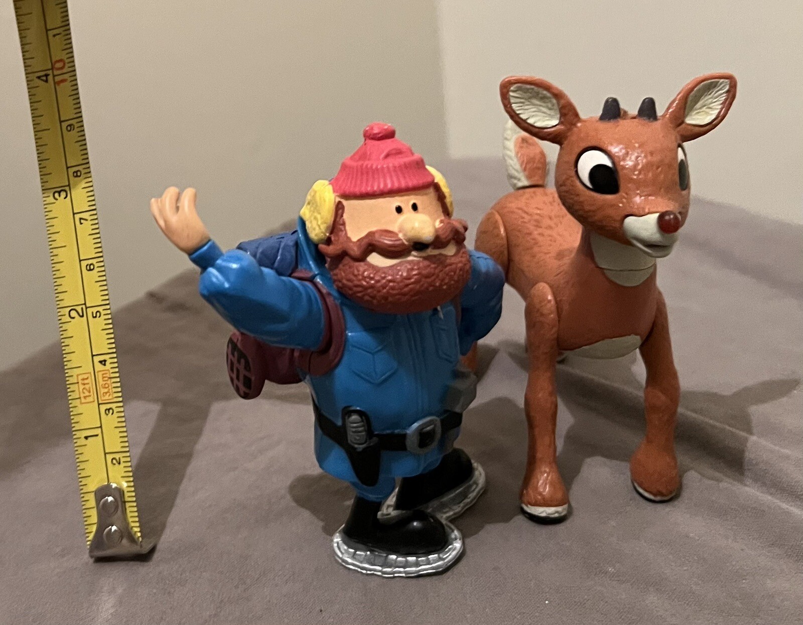 RUDOLPH THE RED NOSED REINDEER w GLOWING NOSE & CORNELIUS FIGURE | eBay
