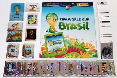 Panini FIFA WC WM Brazil 2014   Complete Set + Album Int. Ed.
