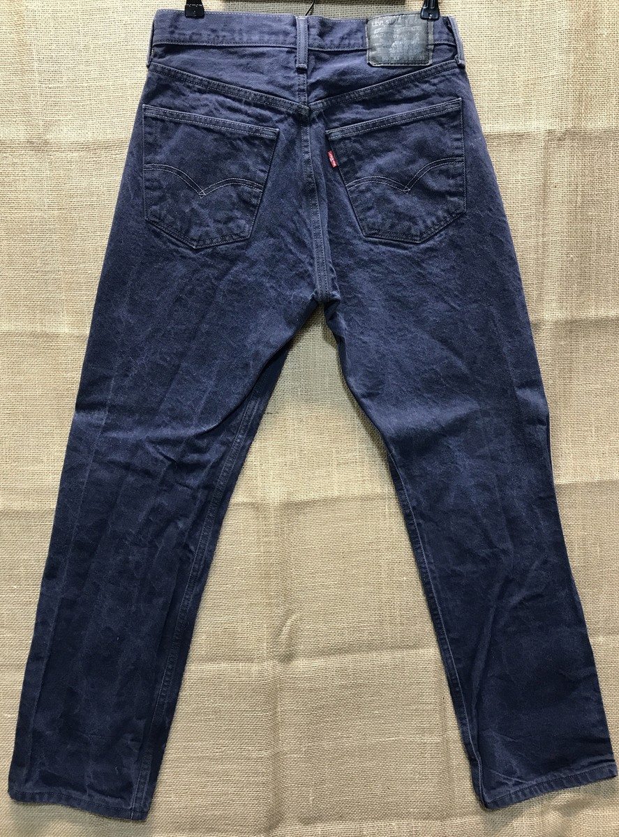 LEVI STRASS & CO. 501 Button Fly Black Tag W 36 X L 32 Blue Denim