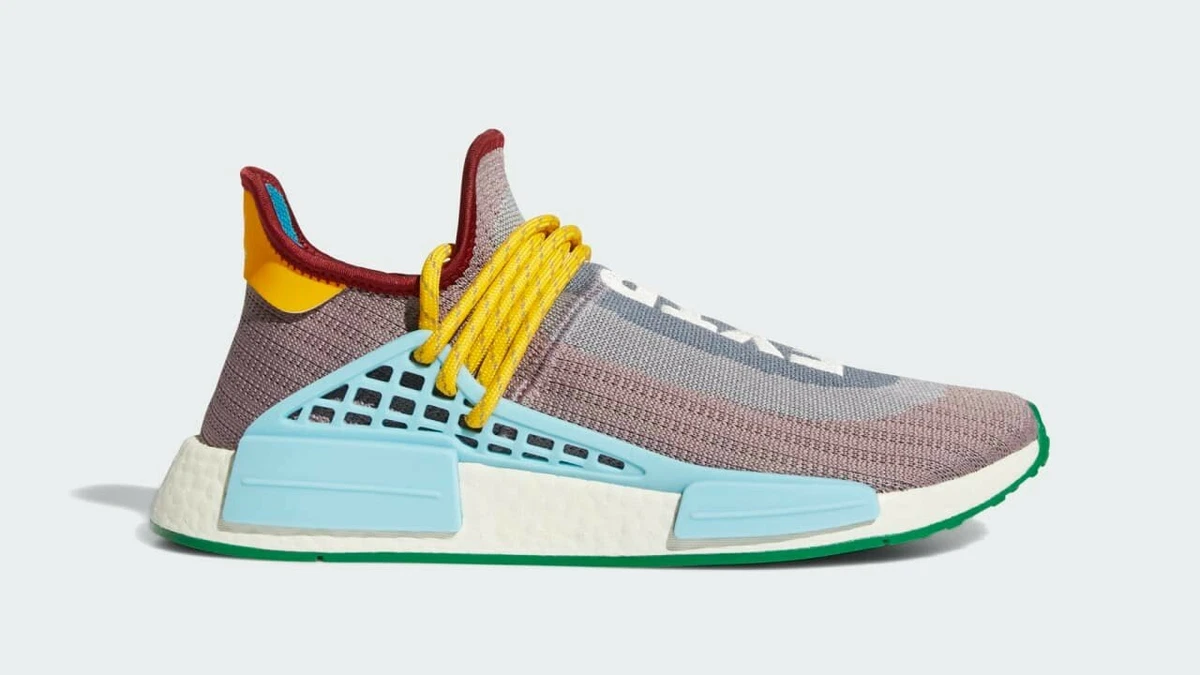 Grey human race shoes sale