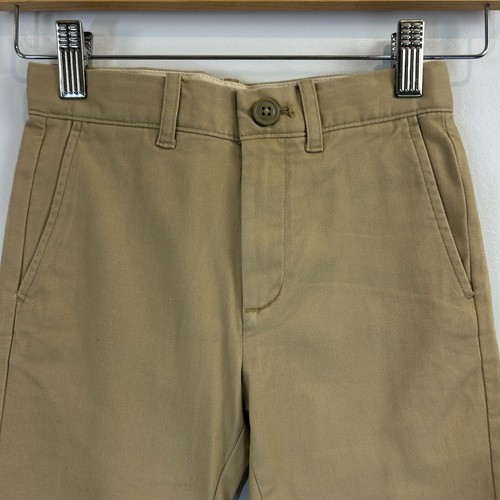 Crewcuts Chino Pants Boys 4 Khaki Thompson Fit Tru Temp Straight Stretch Preppy - Picture 2 of 15