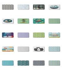 Ambesonne Print Cartoon Rectangle Non-Slip Mousepad, 35" x 15" Gaming Size