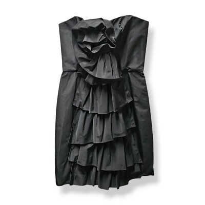 bcbgmaxazria black cocktail dress BCBGMAXAZRIA - Black Lace Drop Waist Dress