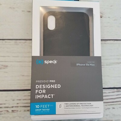 Speck Presidio Pro iPhone XS Max Case - 6.5'' Black