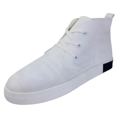 Strauss And Ramm White Men\'s Chukka Shoes Strauss & Ramm The Chukka-FK White High Top Knit Mens 11.5 M  main image 3