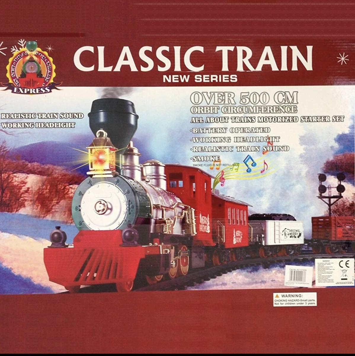 Classical train the store locomotive with sound