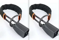 CARTMAN 2 Pack Car Steering Wheel Lock, Seat Belt Lock, Anti-Theft Device