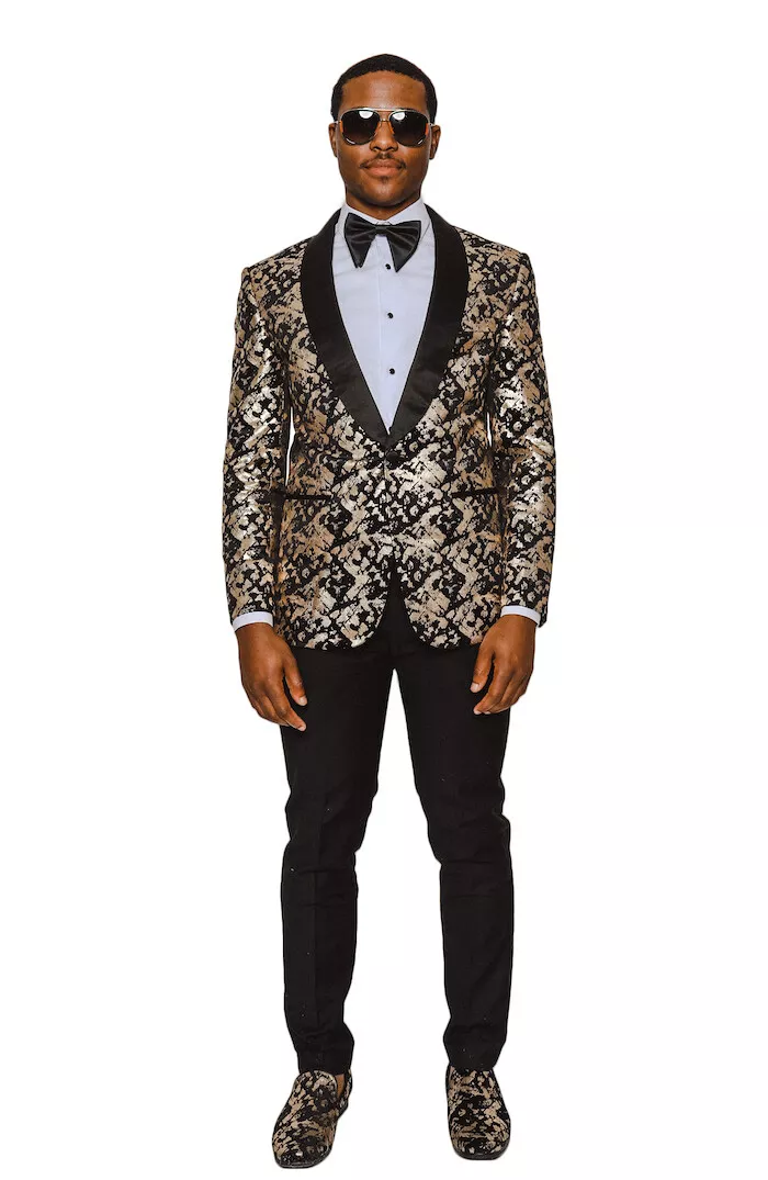 Gold dinner clearance jacket