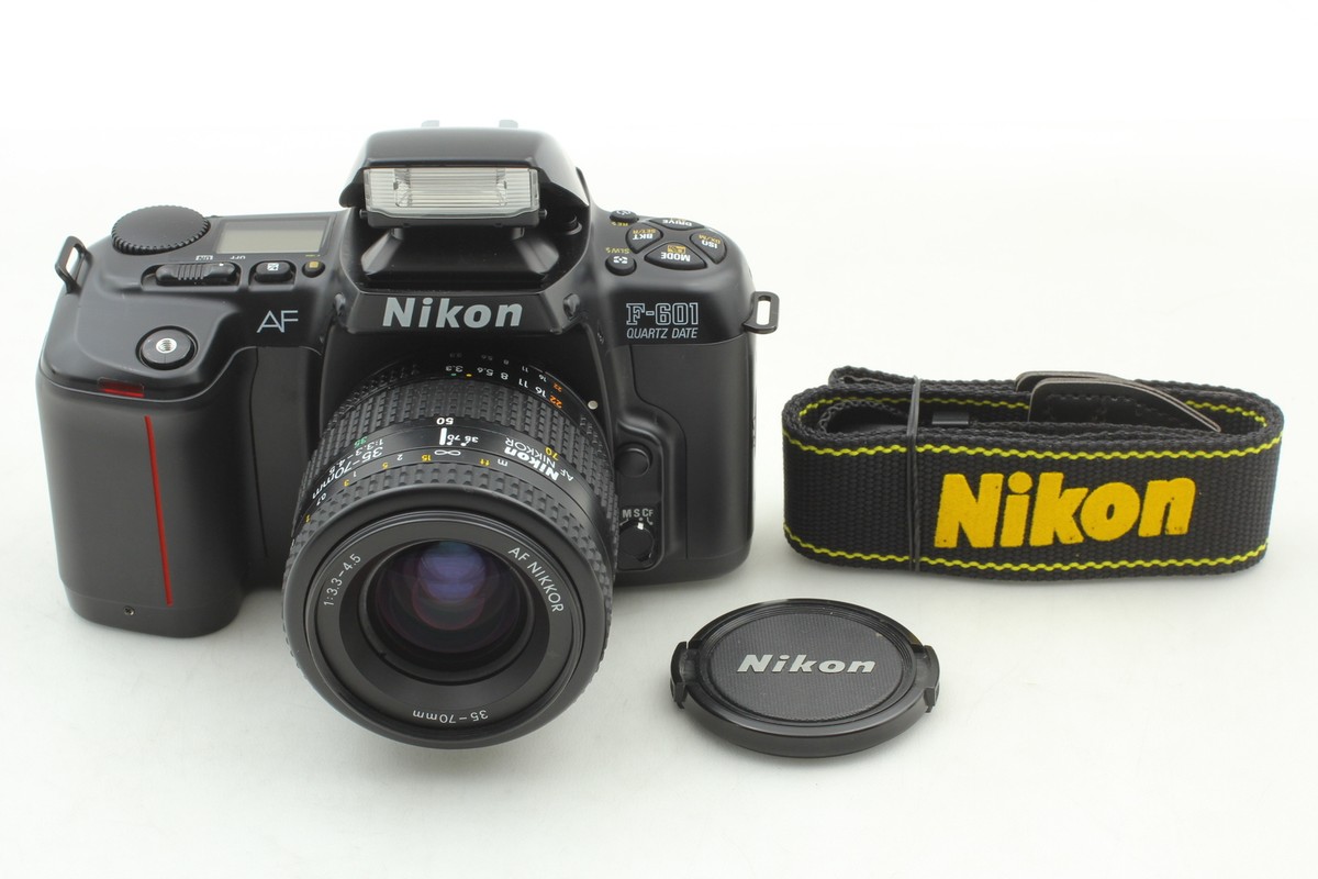 ニコンF-601AF クォーツデイトNikonAF35mm.-70mm.レンズ付 Nikon F-601 Film Cameras for sale - eBay