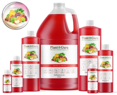 PLANT GURU Tropical Fruit Fragrance Oil For Candle, Soap Making, Diffuser and Burners