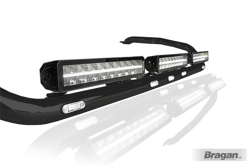 Dachträger + LEDs + LED Leisten x3 für Volvo FMX 2013 - 2021 Day Standard Low - SCHWARZ - Bild 5 von 12