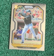 JARED OLIVA - 2021 PANINI PRIZM - ROOKIE CARD # 34 - PIRATES - MARINERS - MLB. rookie card picture