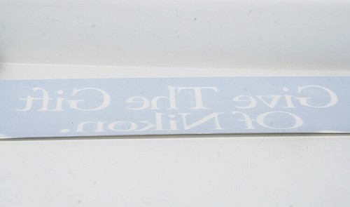 NIKON GIVE THE GIFT OF NIKON STICKERS (4) EX/133721 - 第 1/1 張圖片