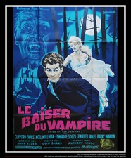 KISS OF THE VAMPIRE 🎬 Large French Grande Vintage Movie Poster Original 1963