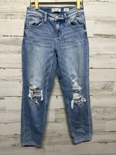 Kancan Signature Distressed Mid Rise Relaxed Jeans- Size 23 - VGUC