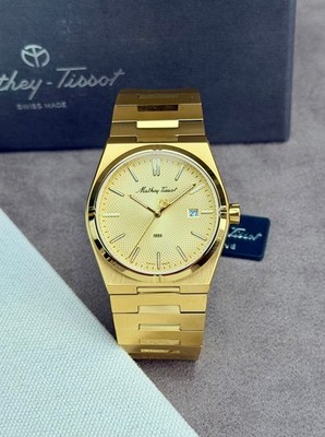 Mathey Tissot Zeus Date Gold Uhr