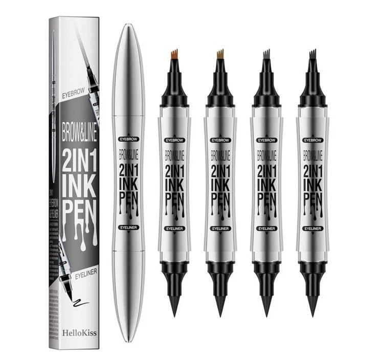 Водонепроницаемая микроблейдинг подводка для бровей ручка карандаш щетка инструменты для макияжа - Изображение 3 из 4