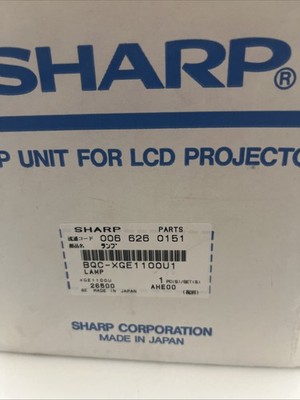 Sharp OEM Lamp Unit For LCD Projector Model No. BQC-XGE1100U1 Made In Japan
