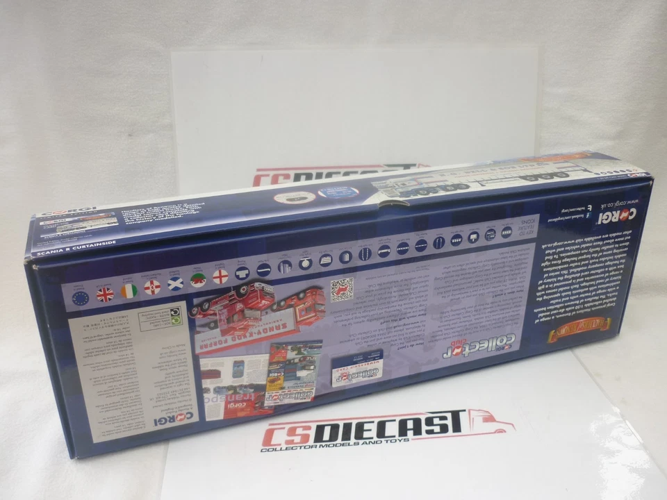 Corgi Modern Truck 1/50 Heavy Haulage CC13757 Scania Topline CurtainN.G Bell - Image 2 of 4