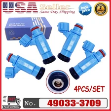 4X Fuel Injector 49033-3709 For Kawasaki JET SKI ULTRA 2011-2013 300 2014-24 310