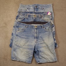 Vintage Baggy Jorts Bundle 3x W38 - Wrangler x2 + C&A Jinglers 90s Y2K Shorts