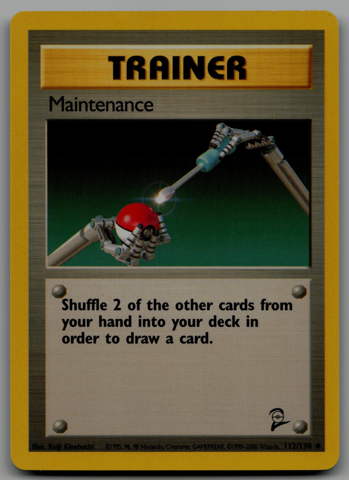 Maintenance Uncommon Base Set 2 112/130 NM