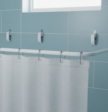 Mainstays 6 pack  2" Metal Wrap Adjustable Curtain Rod, 28-46", White