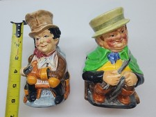 Two 6 inch Burgess & Leigh Ltd Toby Mugs, Tony & Sam Weller, England