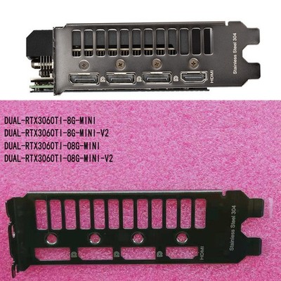I/O IO shield for ASUS DUAL-RTX3060TI-8G-MINI Video Card Backplate Panel