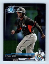 2017 Bowman Chrome Prospects Isael Soto Miami Marlins #BCP129