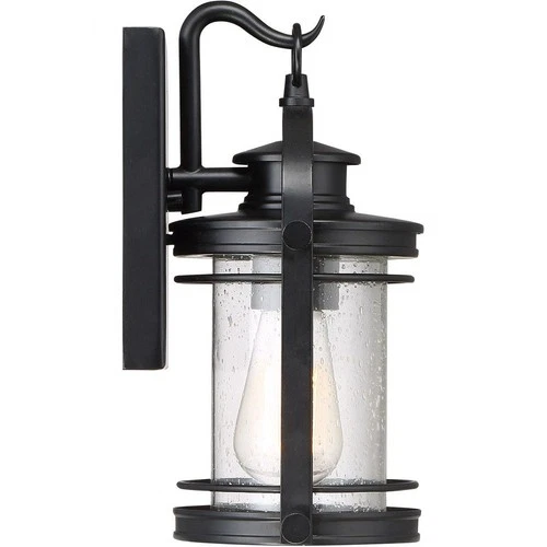 Booker 11.5 Inch Outdoor Wall Lantern Transitional Aluminum - 11.5 Inches - Picture 5 of 5