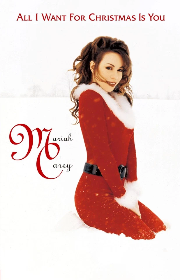 MARIAH CAREY ALL I WANT FOR CHRISTMAS IS YOU CASSETTE MUSIC TAPE F/S w/Tracking# - Image 3 of 3