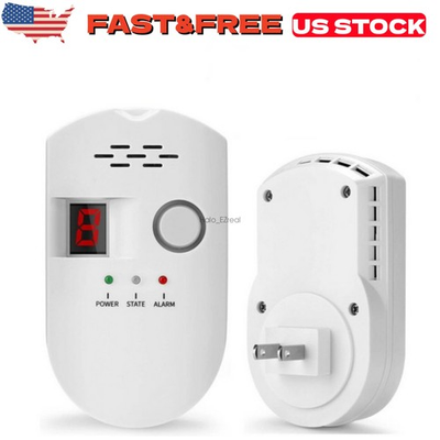 #ad #ad Digital Gas Leak Detector Alarm Sensor Propane Butane Methane Natural Gas Catch $17.09