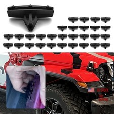30PCS Fender Flare Rocker Moulding Clip, Car Fender Clips, Bumper Retainer