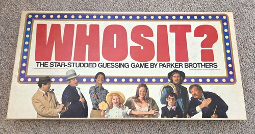 Vintage, 1976, Whosit? Parker Bros. Board Game, good condition