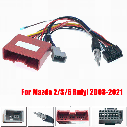 Compatible Car Audio Wiring Harness for Mazda Models from 2008 to 2021