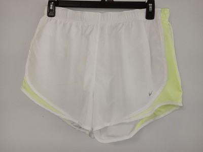 NIKE Women s XL Dri-Fit Tempo Track 3.5 Short White/Limelight