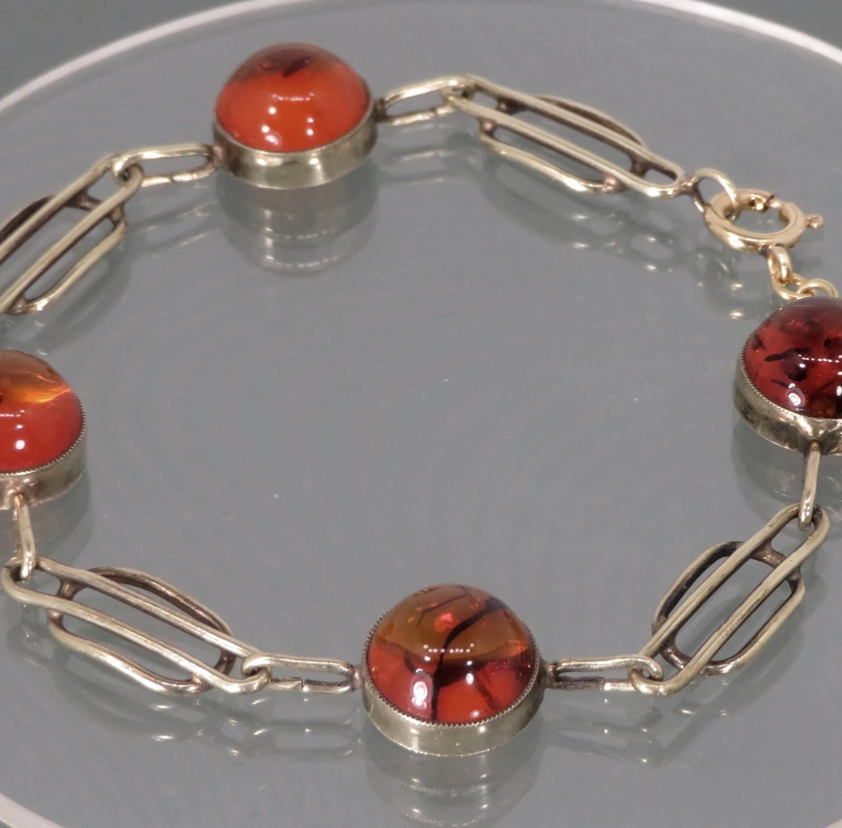 Bellissimo bracciale vintage arabo in filigrana argento sterling - Italia