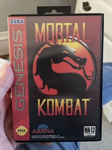 Mortal Kombat Sega Genesis Complete CIB Authentic with Hangtag Nice!