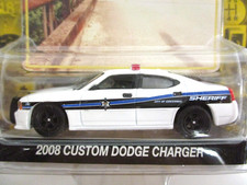 GREENLIGHT - COUNTY ROADS - 2008 DODGE CHARGER SHERIFF POLICE CAR - 1/64