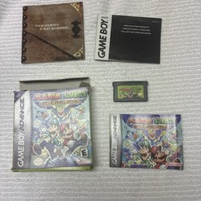 Nintendo Mario & Luigi: Superstar Saga Game Boy Advance BOX GAME AND MANUAL 