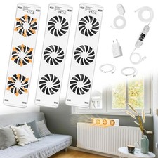 Radiator Fan Booster Set Smart Radiator Ventilator Heater Booster Save Energy